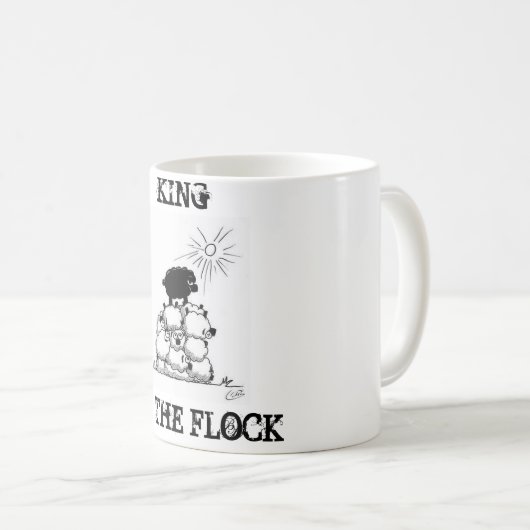 Langes verlorenes Lamm: König der Uhr Kaffeetasse (VorderseiteRechts)
