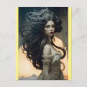 langes Wildhaar Postkarte (Vorderseite)