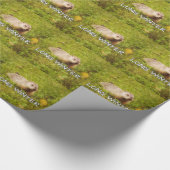 Langes Winterverpackungspapier Geschenkpapier (Ecke)