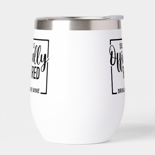 Langeweile Bringen Sie mir etwas Wein Personalisie (Links)