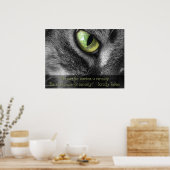 Langeweile - Neugier, Dorothy Parker Zitat-Poster Poster (Küche)