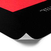 Langflossen-Thun Poster (Ecke)