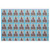 LANGFRIERTE ROTE DACKELN STOFF (Fat Quarter (45,7 x 55,9 cm))