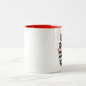 LANGFRISTIG - PLASTER SIND KEINE LANGFRISTIGE BEHE ZWEIFARBIGE TASSE (Mittel)