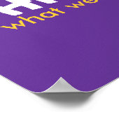 Langfristig, wir nur, HIT, was wir anstreben... Poster (Ecke)