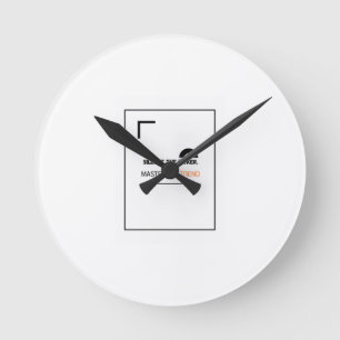 Langfristige Anleger-Rundwanduhr - Stille-Thema Runde Wanduhr