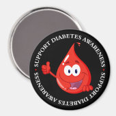 Langfristige Glukose-Kontrolle Magnet (Vorderseite/Rückseite)