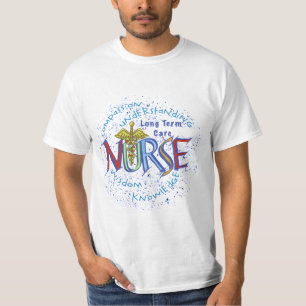 Langfristige Pflegekräfte - Motto T-Shirt