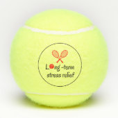 Langfristige Stresslinderung Tennis Ball (Rückseite)