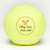 Langfristige Stresslinderung Tennis Ball (Vorderseite)