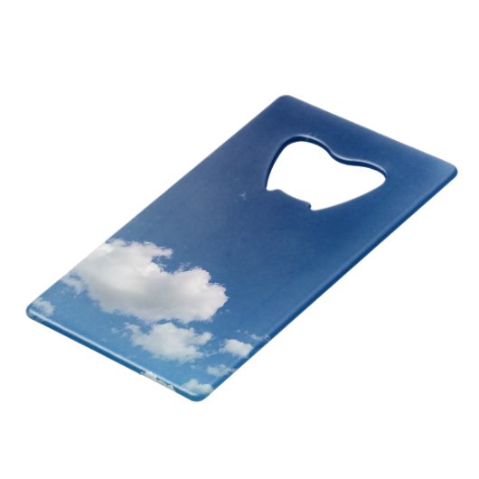 Langfristige Wolke Geldbeutel Flaschenöffner (Rückseite Schrägansicht)