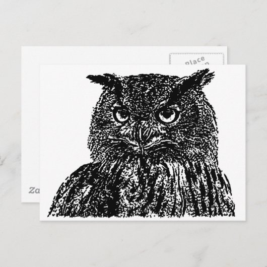 Langgezogenes Postkarte (Vorne/Hinten)