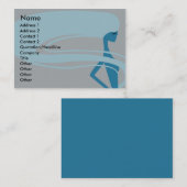 Langhaar - Chubby Visitenkarte (Vorne/Hinten)