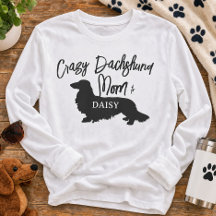 Langhaar-Dachshund-Hundemama Personalisiert