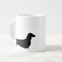 Langhaar-Dachsilhouetten Wiener Hunde