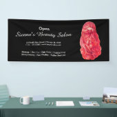 Langhaar | Friseurin | Friseur | Salon Banner (Messe)