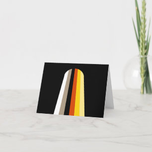 Langhaar-Stolzflagge Dankeskarte