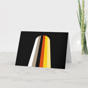Langhaar-Stolzflagge Feiertagskarte