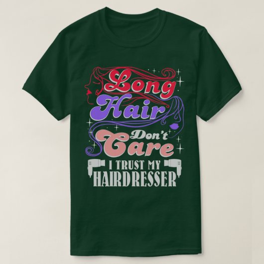 Langhaar T-Shirt (Design vorne)