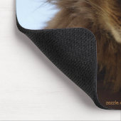 Langhaar Tabby Cat Mousepad (Ecke)