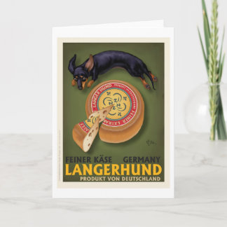 Langhaardackel Karte