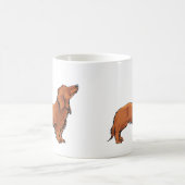 Langhaarige Dackel Kaffeetasse (Mittel)