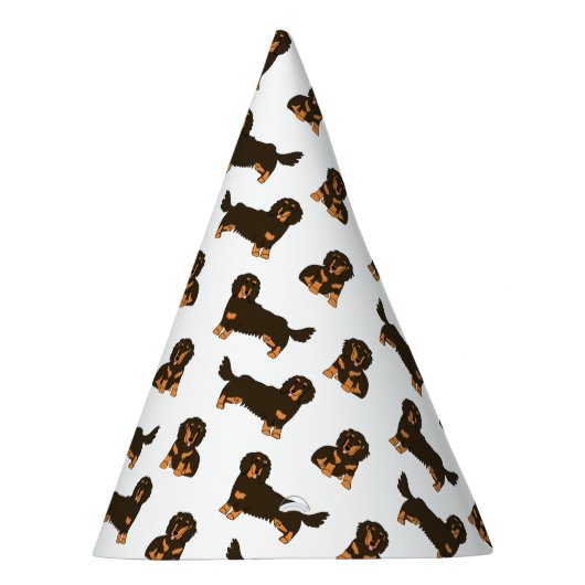 Langhaarige Dackel Partyhütchen (Rechts)