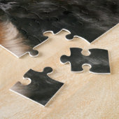 Langhaarige Dackel Puzzle (Seite)