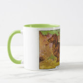 Langhaarige Dackel Tasse (Links)