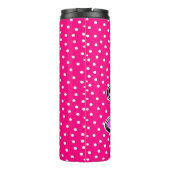 Langhaarige Dackel Thermosbecher (Rückseite)