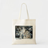 Langhaarige Katzen-und Blasen-Taschen-Tasche