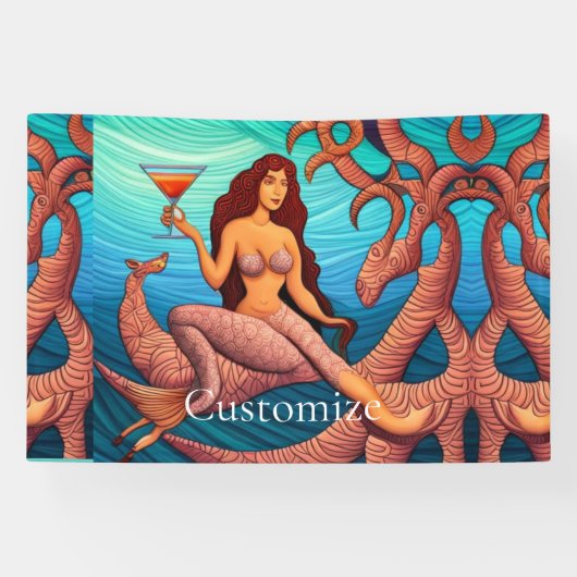 Langhaarige Martini Mermaid Thunder_Cove Banner (Horizontal)