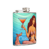Langhaarige Martini Mermaid Thunder_Cove Flachmann (Rechts)
