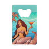 Langhaarige Martini Mermaid Thunder_Cove Geldbeutel Flaschenöffner (Rückseite)