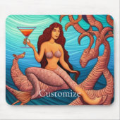 Langhaarige Martini Mermaid Thunder_Cove Mousepad (Vorne)