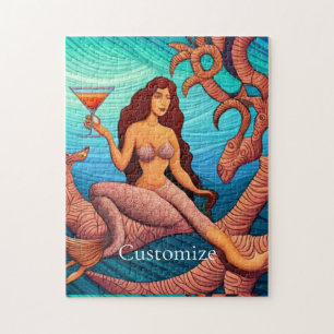 Langhaarige Martini Mermaid Thunder_Cove Puzzle