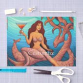 Langhaarige Martini Mermaid Thunder_Cove Seidenpapier (Handwerk)