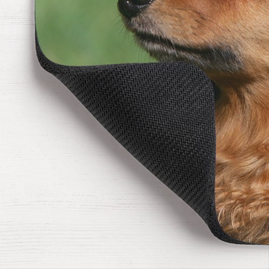 Langhaarige MiniaturDackel 2 Mousepad (Ecke)