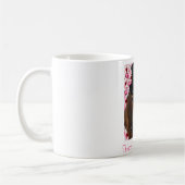 Langhaarige rote Dackel Kaffeetasse (Links)