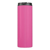 Langhaarige rote Dackeln Thermosbecher (Rückseite)