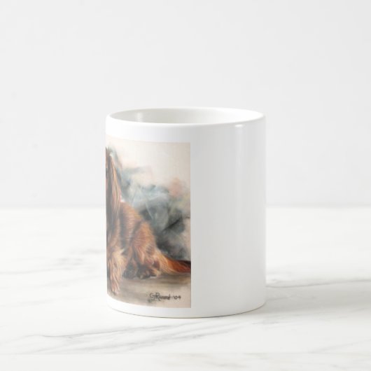 Langhaariger Dackel Kaffeetasse (Mittel)