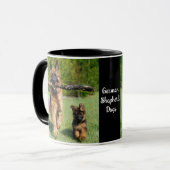 Langhaariger Flusshirtenhund Tasse (Vorderseite Links)