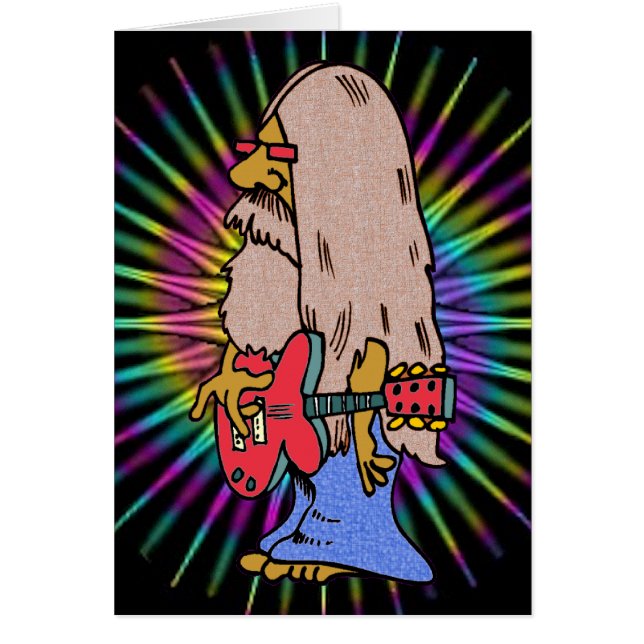 Langhaariger Hippie-Rocker (Vorne)