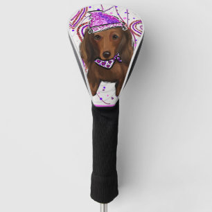 LANGHAARIGER ROTER DOXIE       GOLF HEADCOVER