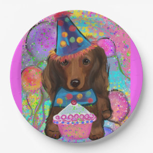 LANGHAARIGER ROTER DOXIE PAPPTELLER