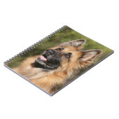 Langhaariger Schäferhund 1 Notizblock (Linke Seite)