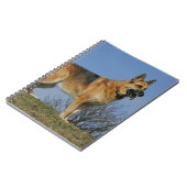 Langhaariger Schäferhund 2 Browns Notizblock (Linke Seite)