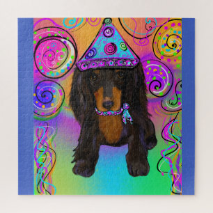 LANGHAARIGER SCHWARZ & BRAUNER DOXIE PUZZLE