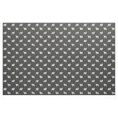 Langhaariges Chihuahua-Silhouette-Muster Stoff (Yard (91,4 cm))