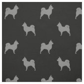 Langhaariges Chihuahua-Silhouette-Muster Stoff (Muster)